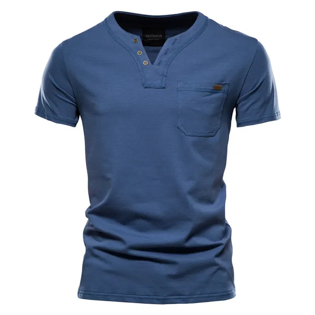 West Louis™ Casual Cotton Mens Summer T Shirts