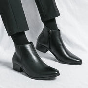 West Louis™ Genuine Leather Side Zipper Elegant Chelsea Boots