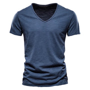 West Louis™ V-Neck Fashion Design Cotton Tee