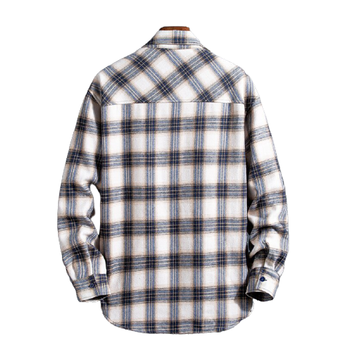 West Louis™ Velvet Thickening Fashion Plaid Shirt