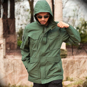 West Louis™ Army Tactical Windbreaker Hooded Outdoor Parka