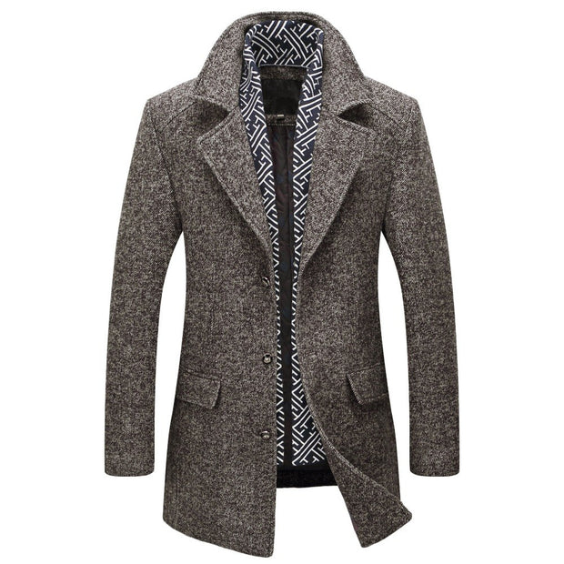 west louis, Jackets & Coats, Like New Mens Long Wool Coat Small