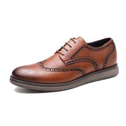 West Louis™ Genuine Leather Handmade Business Dress Shoes