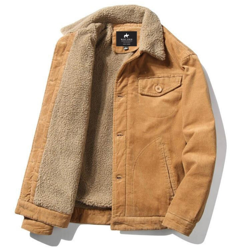 West Louis Spring Lightweight Corduroy Jacket Brown / S | Male