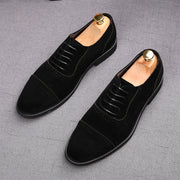 West Louis™ Lace-up Italian Stylist Flat Formal Oxfords Shoes