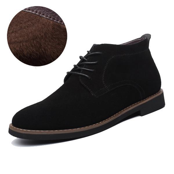 West Louis™ Solid Suede Leather Men Shoes