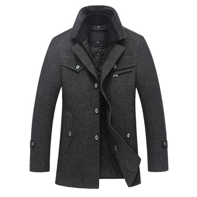 West Louis™ Winter Business-Man Thick Coat