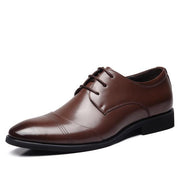 West Louis™ Business Genuine Leather Oxford Shoes Brown / 6 - West Louis