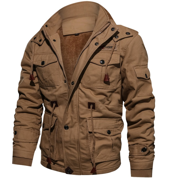 West Louis™ Fleece Multi-pocket Stylish Josh Jacket