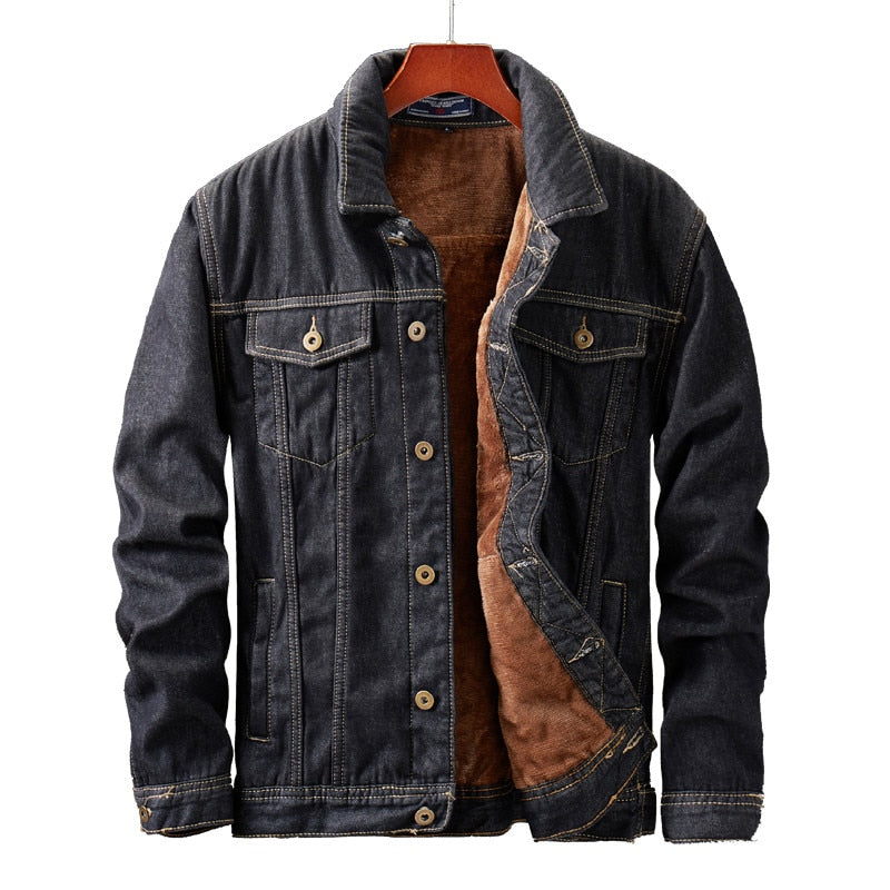 West Louis Mens Denim Jean Jacket Fleece Lining Jeans Jacket Cowboy Style Denim  Jacket, Light Blue, Medium : : Clothing, Shoes & Accessories